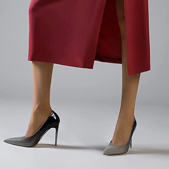 Women's Stiletto High Heel Pumps Closed Pointy Toe Fancy Heel - Picture 4 of 5